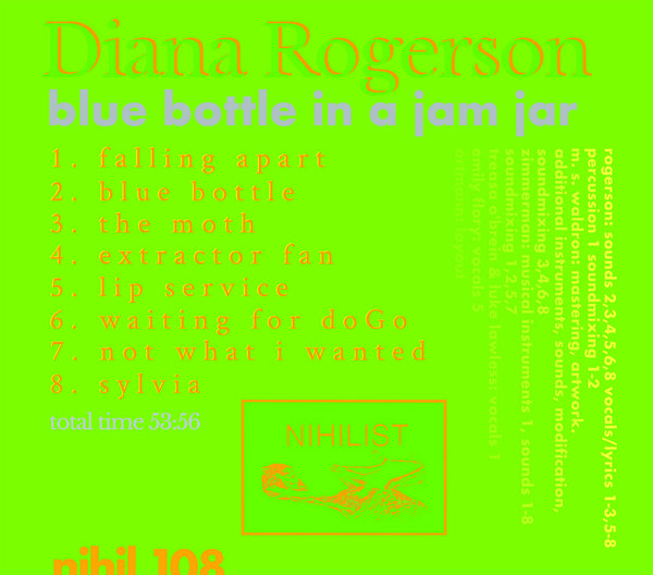 Diana Rogerson  'blue bottle in a jam jar'  CD