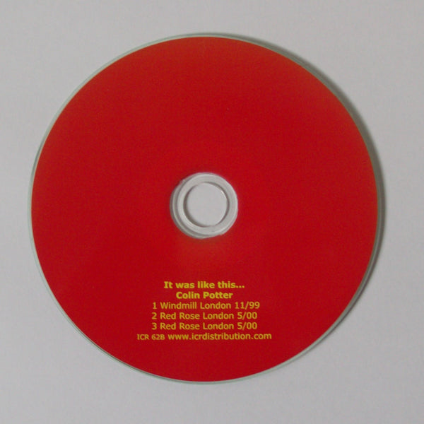Colin Potter  'It was like this...'  2CDR * LAST COPY!*