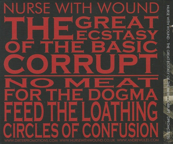 Nurse With Wound ‎– The Great Ecstasy Of The Basic Corrupt