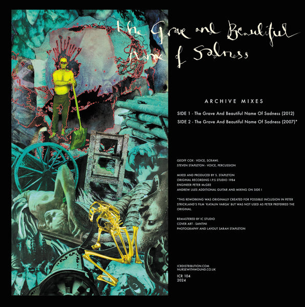 Nurse With Wound  'The Grave And Beautiful Name Of Sadness'  LP *AVAILABLE FOR PRE-ORDER NOW!*