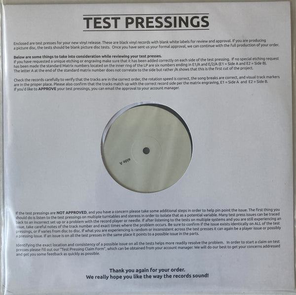 Nurse With Wound Test Pressing Art Editions