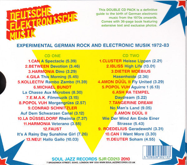 Various – Deutsche Elektronische Musik (Experimental German Rock And Electronic Musik 1972-83) 2CD + Book