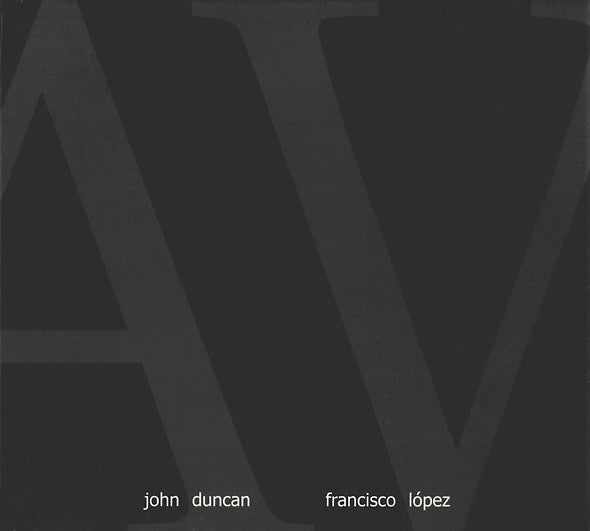 Francisco López / John Duncan  'Nav'  2CD