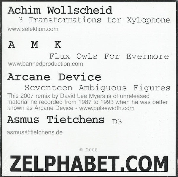 Various Artists 'Zelphabet'  3 CDs