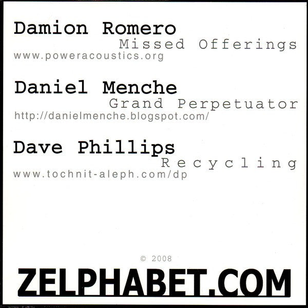 Various Artists 'Zelphabet'  3 CDs